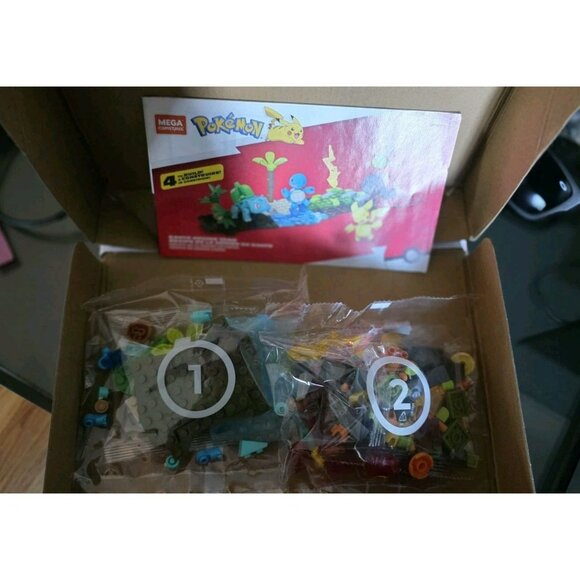 Pokemon Mega Construx: Kanto Region Team: Original Starters Building Set New - Picture 6 of 6
